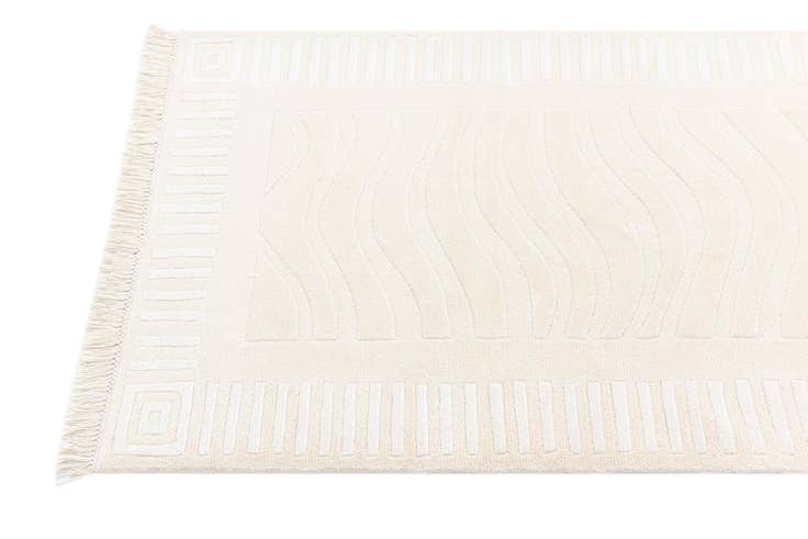 Detail image of 2' 10 x 9' 10 Hand Knotted Darya Wool Runner Rug