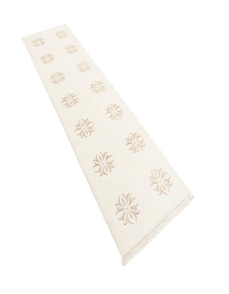 Detail image of 2' 7 x 9' 8  Hand Knotted Darya Wool Runner Rug