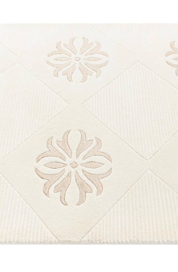 Detail image of 2' 7 x 9' 8 Hand Knotted Darya Wool Runner Rug