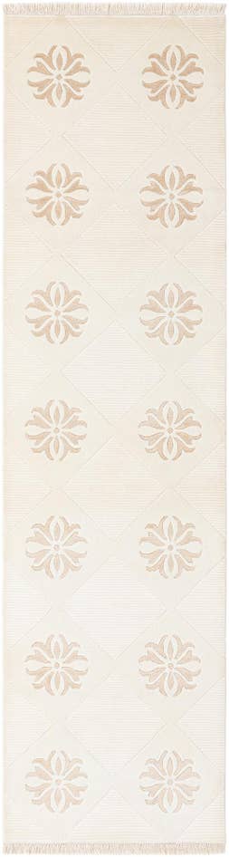 Detail image of 2' 7 x 9' 8 Hand Knotted Darya Wool Runner Rug