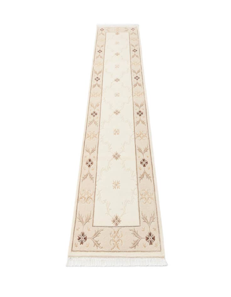 Detail image of 2' 7 x 9' 4  Hand Knotted Darya Wool Runner Rug