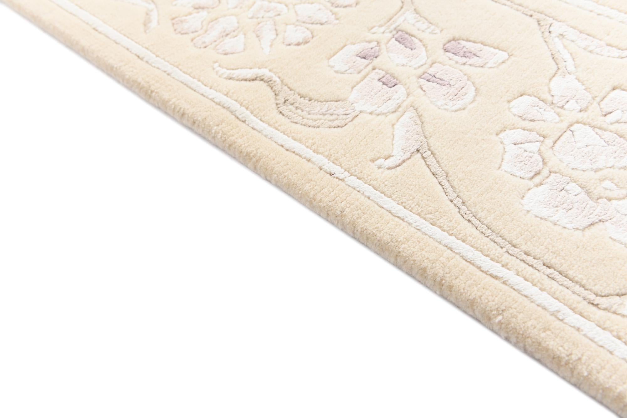 2' 9 x 9' 9 Hand Knotted Darya Wool Runner Rug