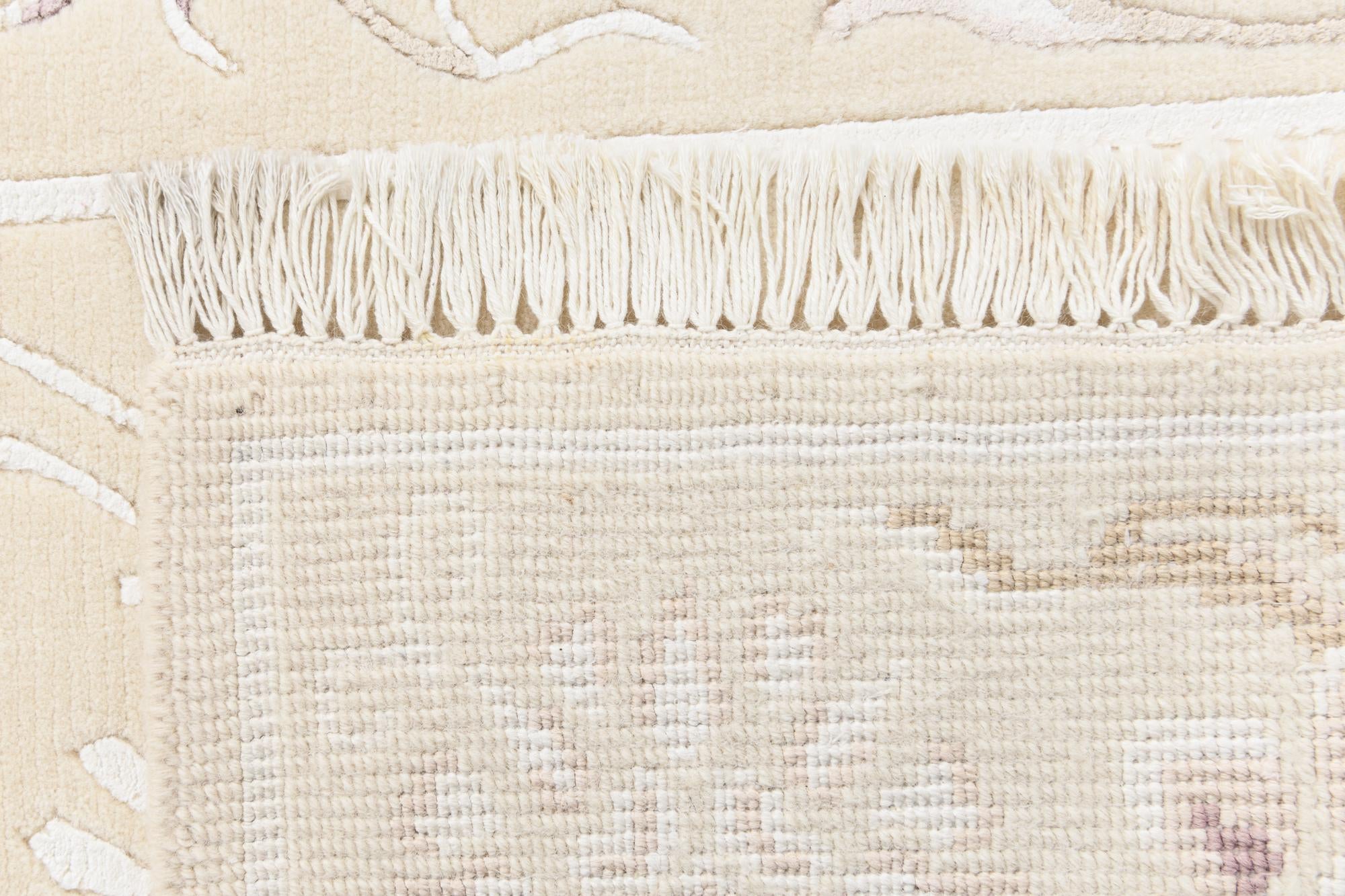 2' 9 x 9' 9 Hand Knotted Darya Wool Runner Rug