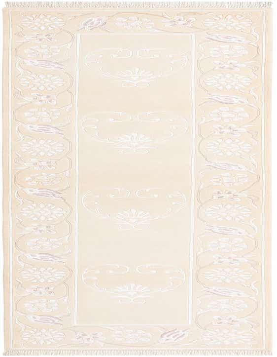 2' 9 x 9' 9 Hand Knotted Darya Wool Runner Rug