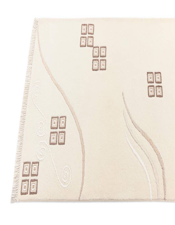 Detail image of 2' 7 x 9' 6  Hand Knotted Darya Wool Runner Rug