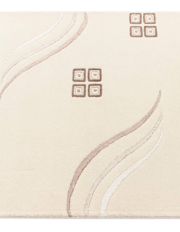 Detail image of 2' 7 x 9' 6  Hand Knotted Darya Wool Runner Rug