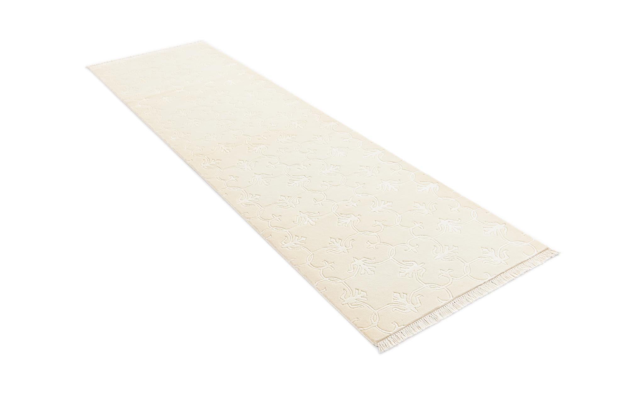 2' 8 x 9' 9 Hand Knotted Darya Wool Runner Rug