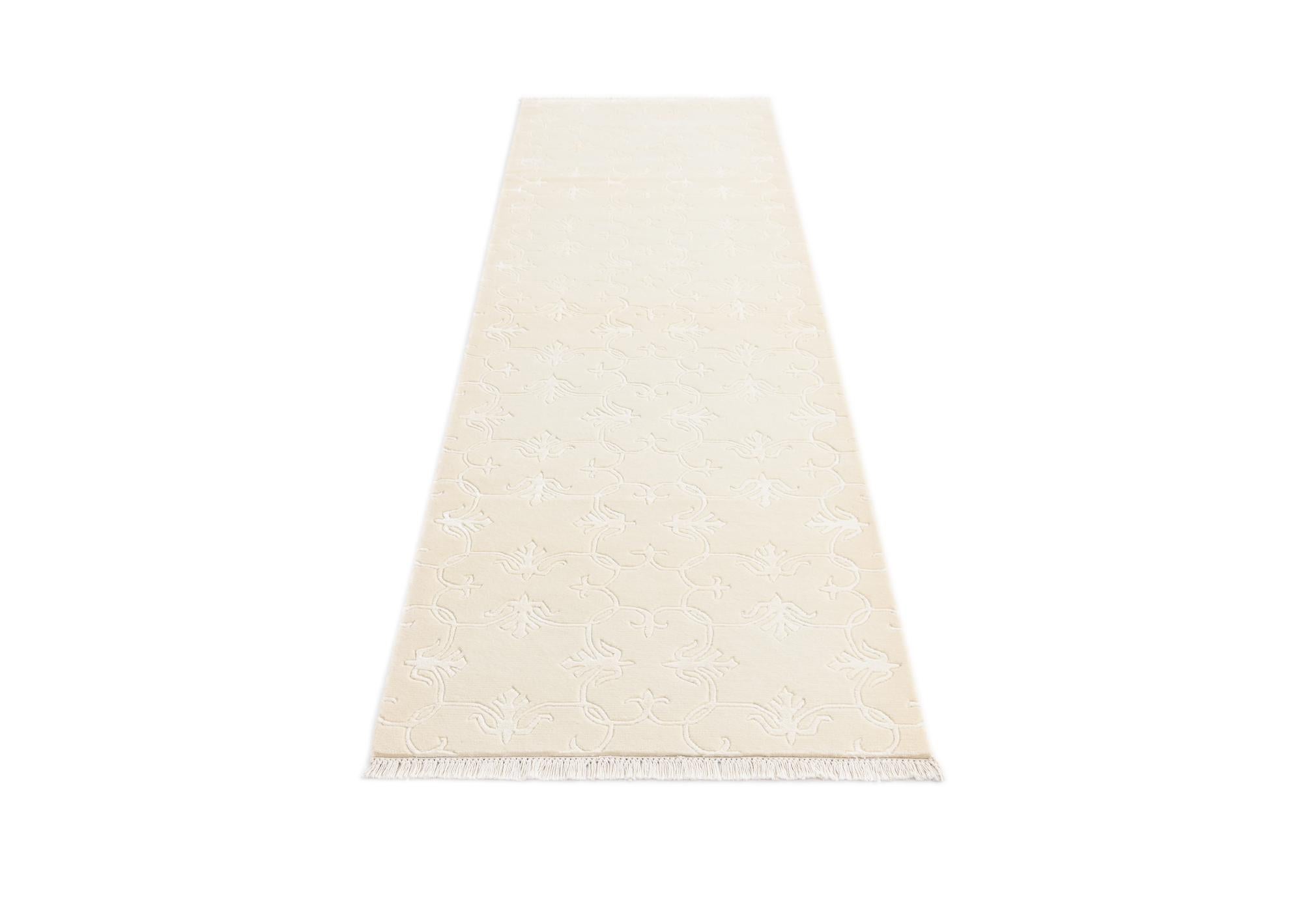 2' 8 x 9' 9 Hand Knotted Darya Wool Runner Rug
