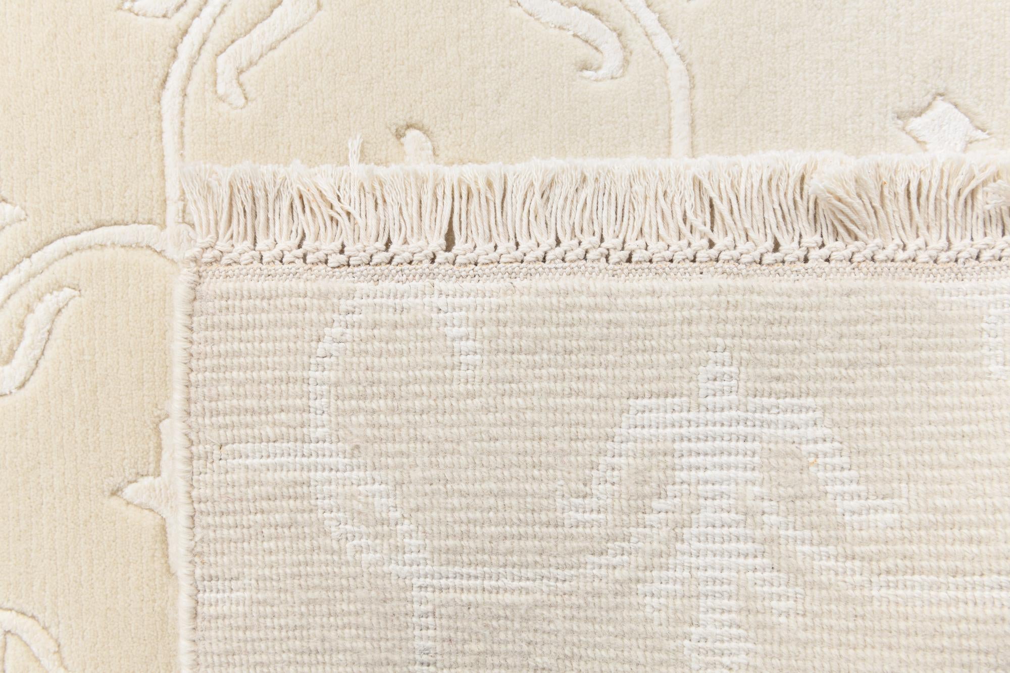 2' 8 x 9' 9 Hand Knotted Darya Wool Runner Rug