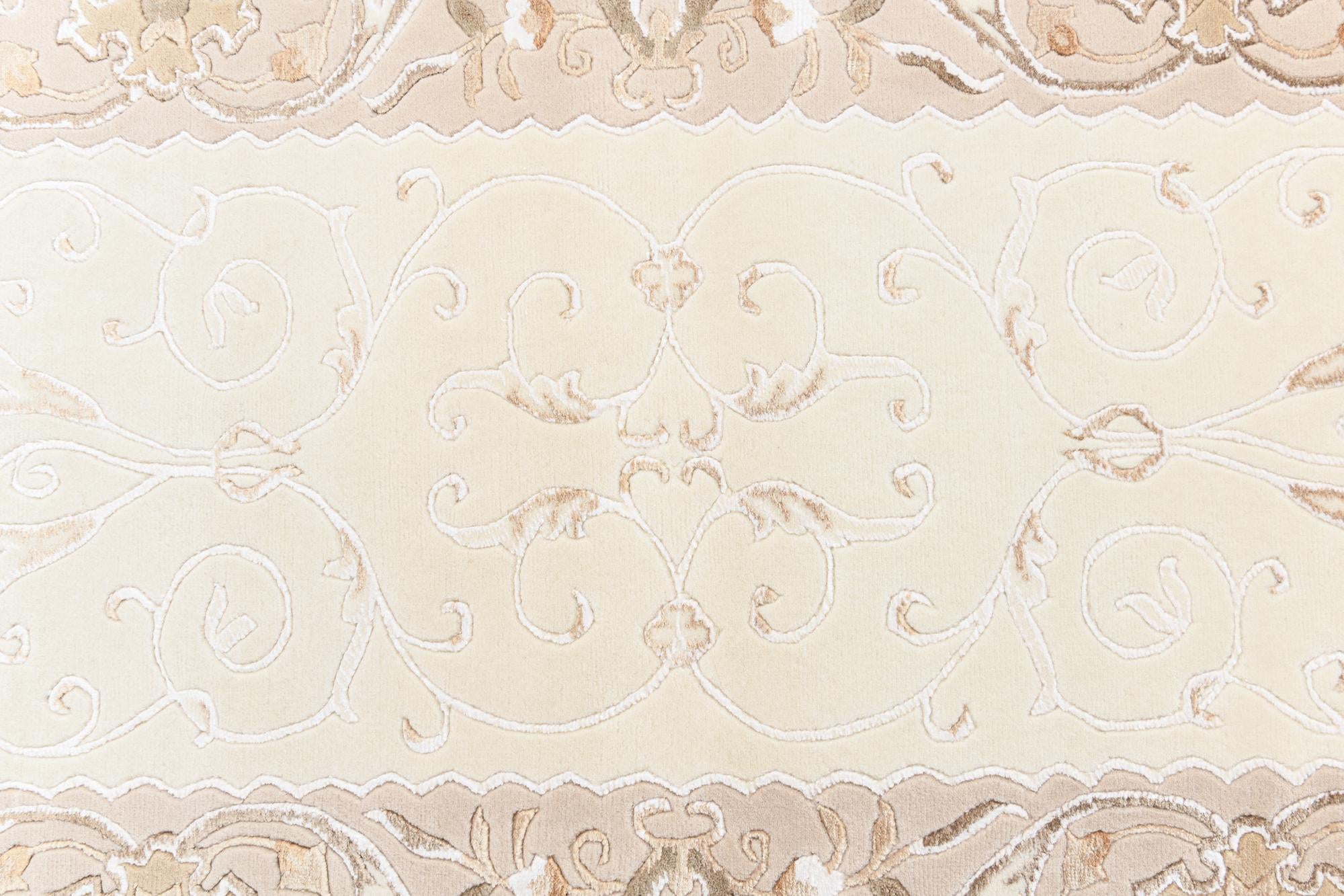 2' 10 x 9' 9 Hand Knotted Darya Wool Runner Rug