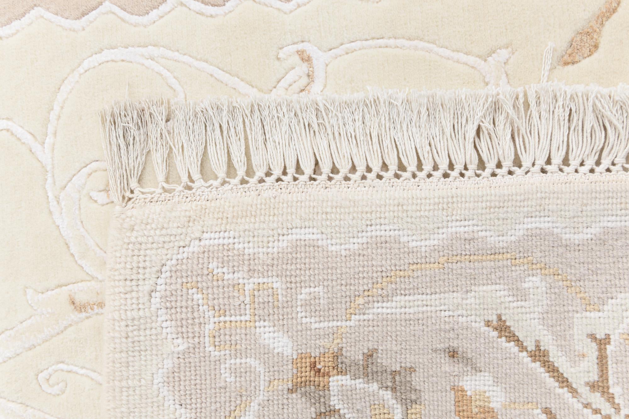 2' 10 x 9' 9 Hand Knotted Darya Wool Runner Rug