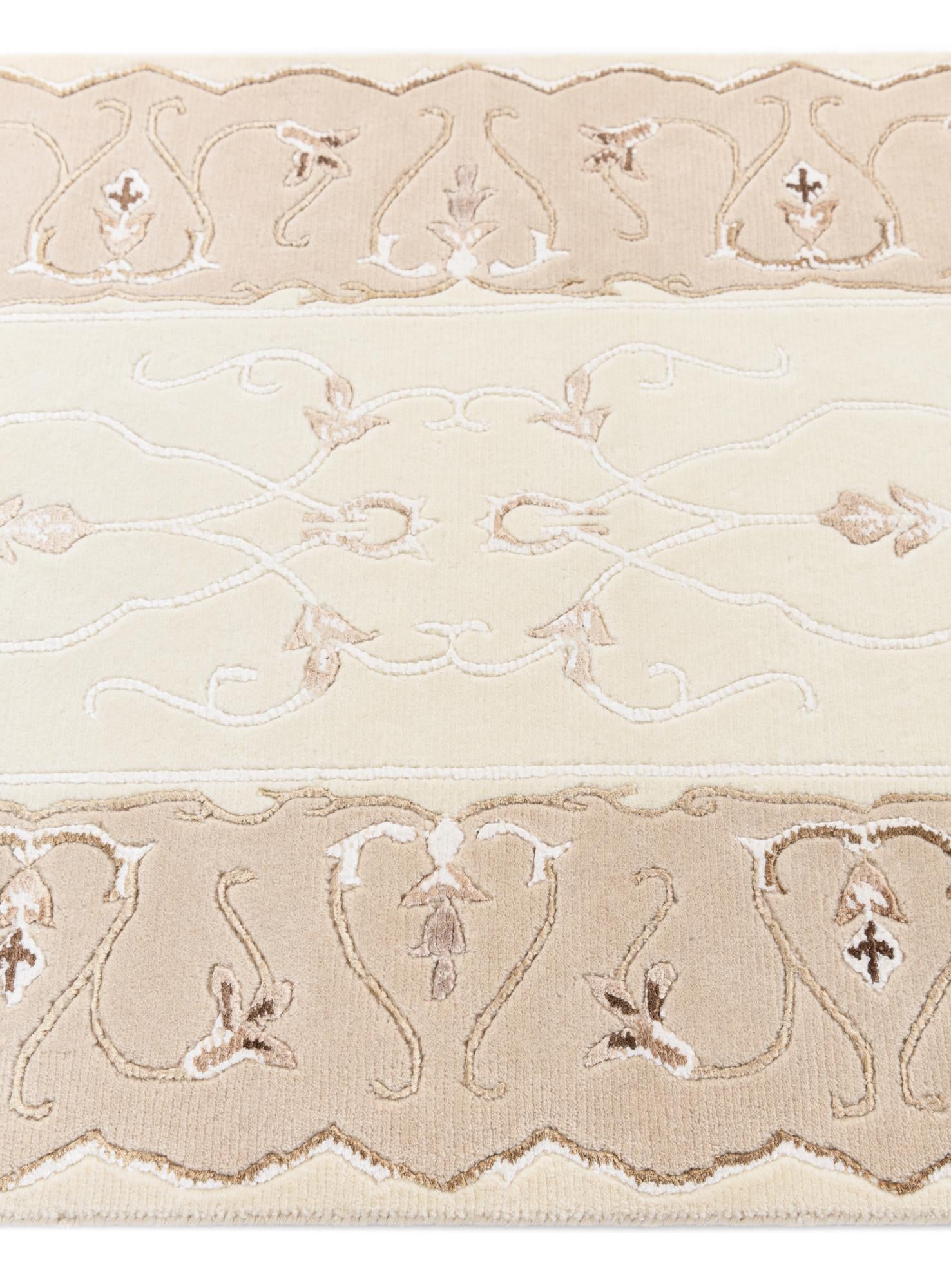 2' 7 x 10' Hand Knotted Darya Wool Runner Rug