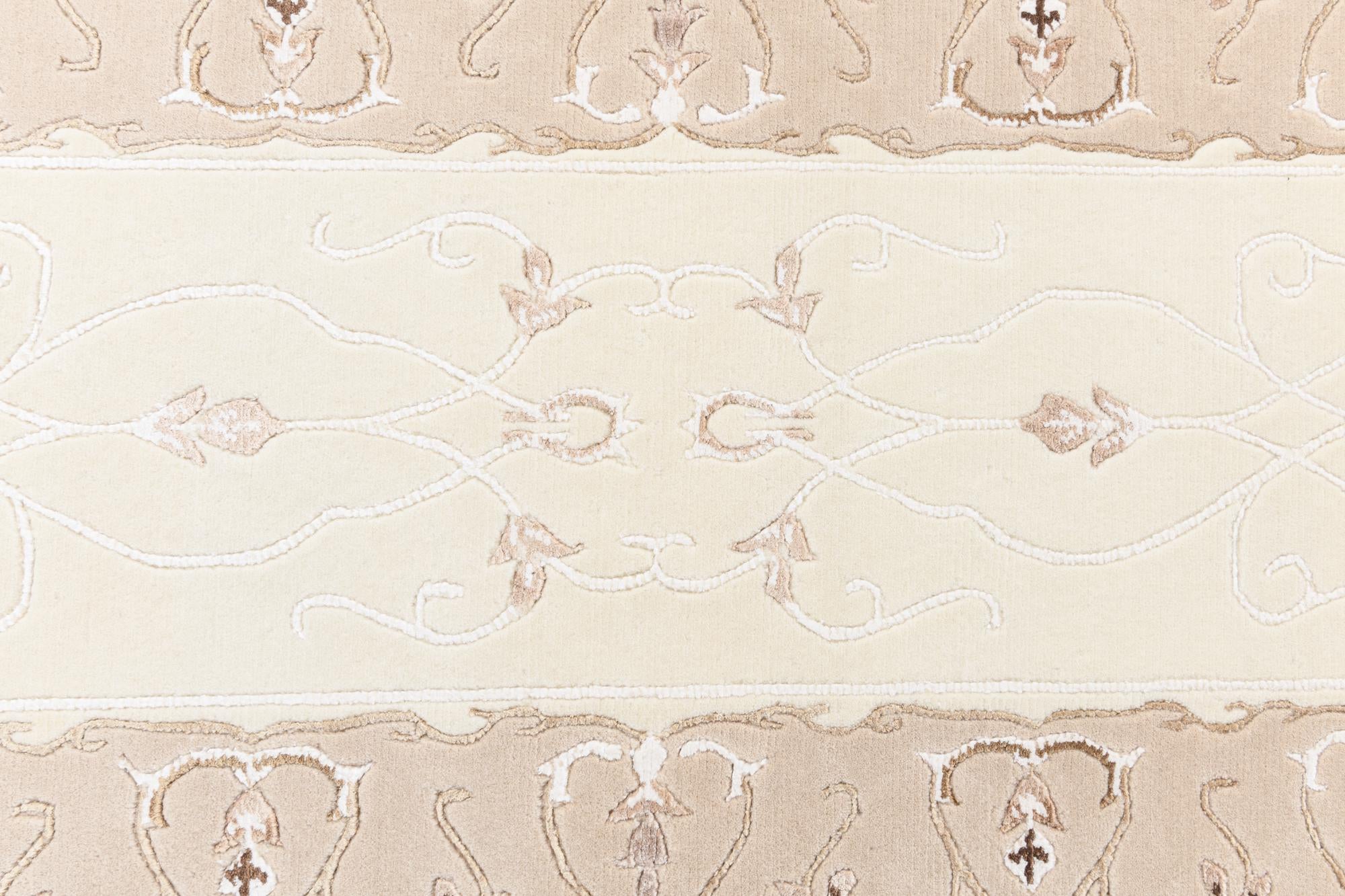 2' 7 x 10' Hand Knotted Darya Wool Runner Rug