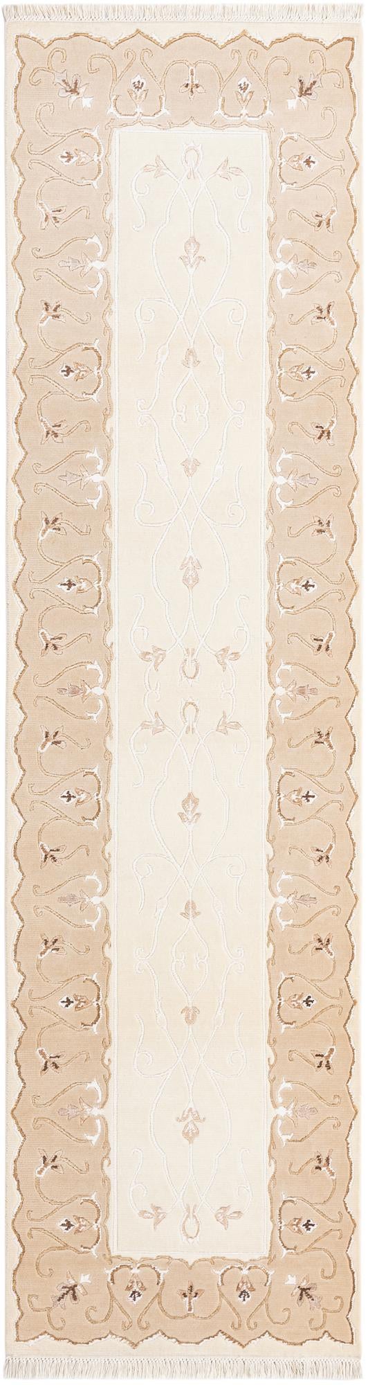 2' 7 x 10' Hand Knotted Darya Wool Runner Rug
