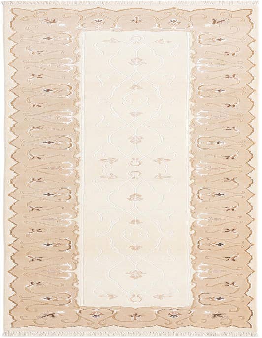 Detail image of 2' 7 x 10' Hand Knotted Darya Wool Runner Rug