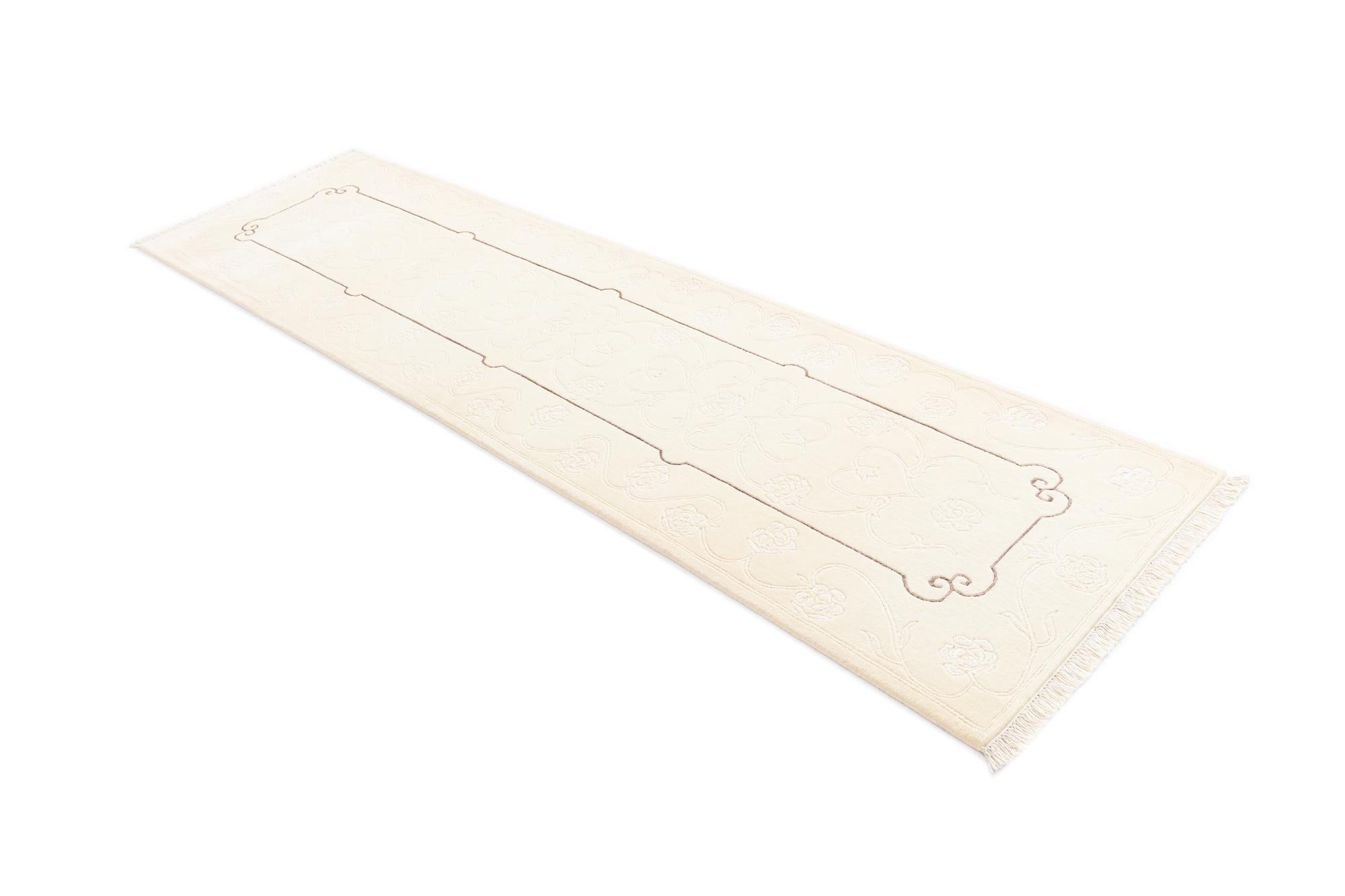 2' 9 x 9' 8 Hand Knotted Darya Wool Runner Rug