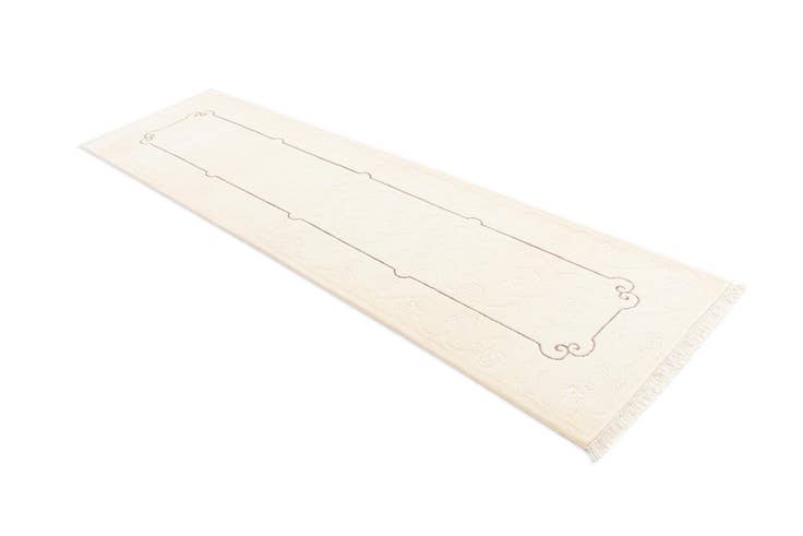 Detail image of 2' 9 x 9' 8 Hand Knotted Darya Wool Runner Rug