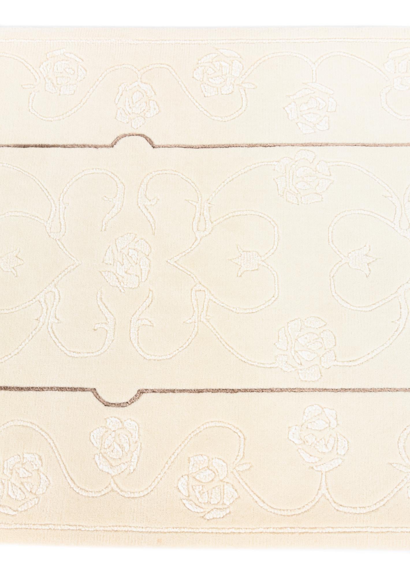 2' 9 x 9' 8 Hand Knotted Darya Wool Runner Rug