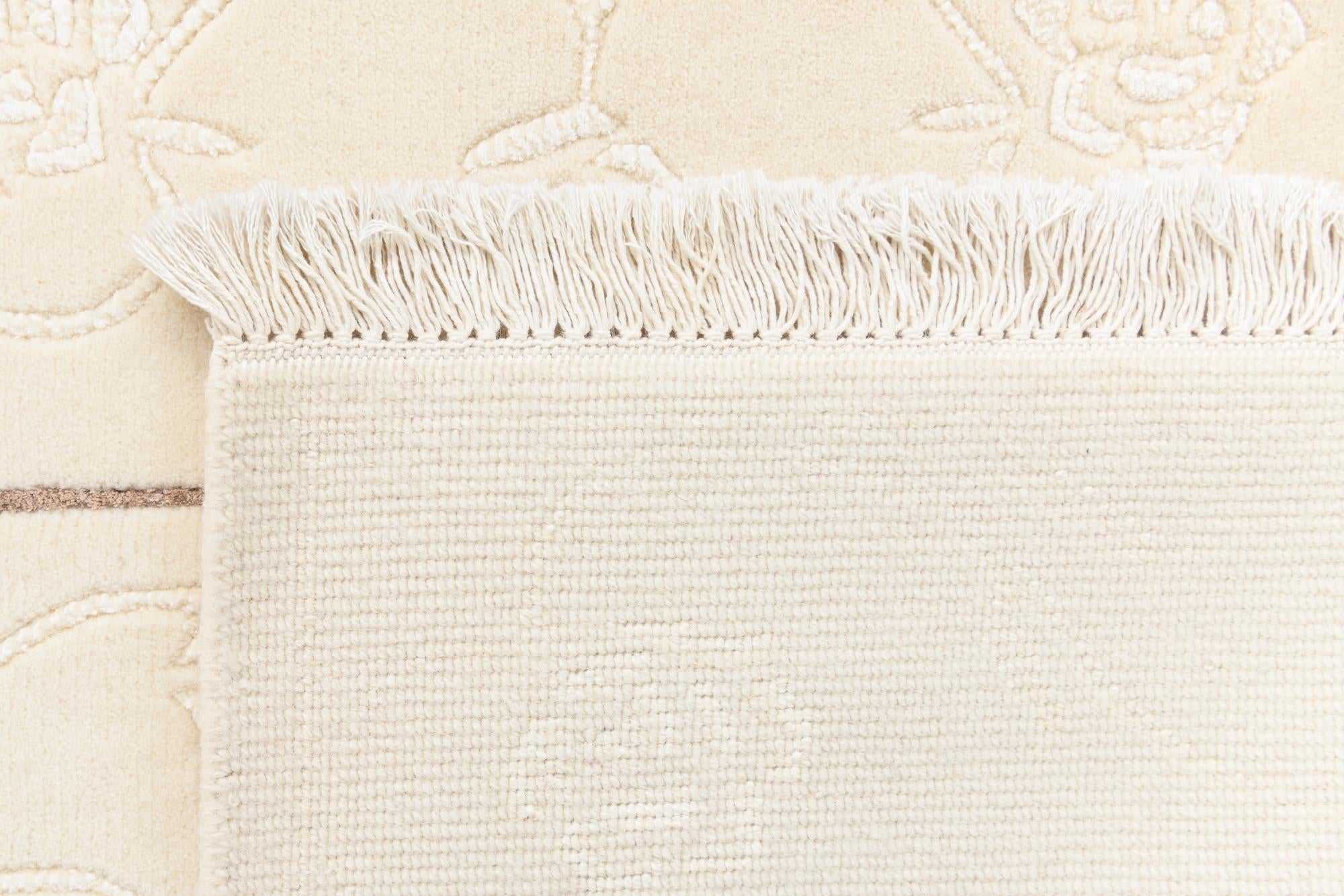 2' 9 x 9' 8 Hand Knotted Darya Wool Runner Rug