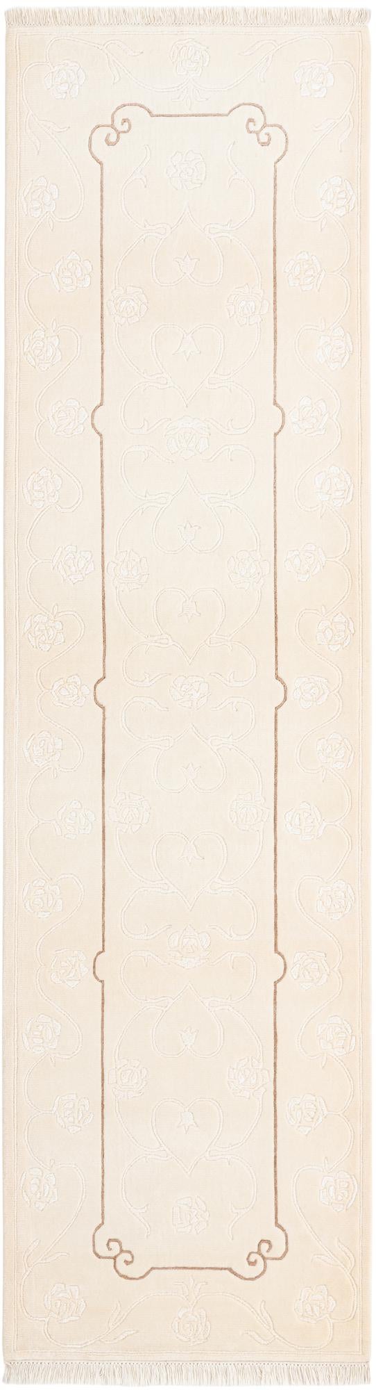 2' 9 x 9' 8 Hand Knotted Darya Wool Runner Rug