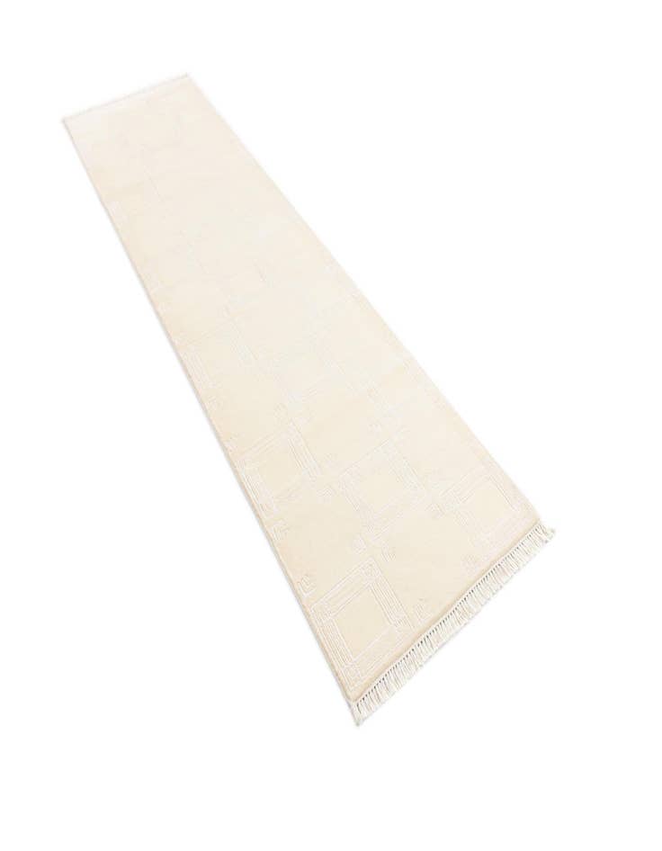 Detail image of 2' 8 x 9' 9  Hand Knotted Darya Wool Runner Rug