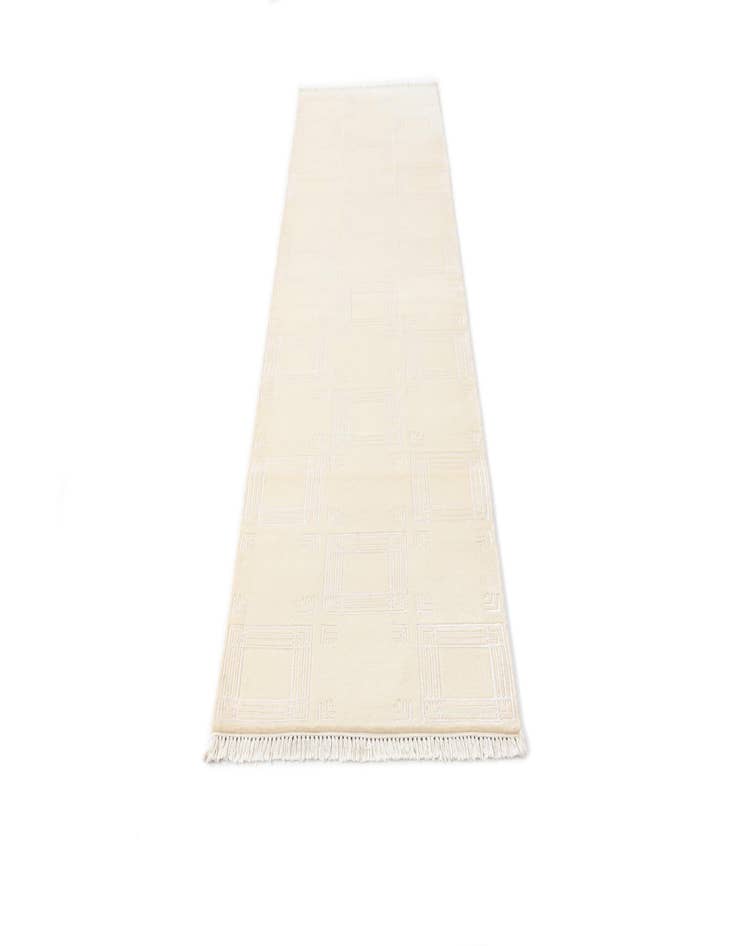 Detail image of 2' 8 x 9' 9  Hand Knotted Darya Wool Runner Rug