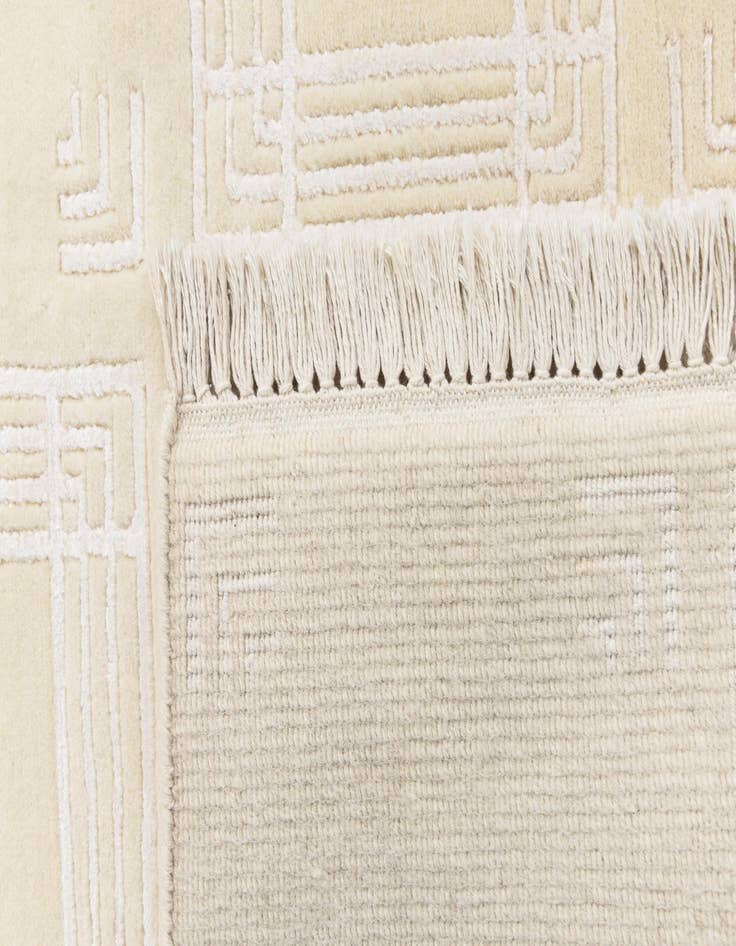 Detail image of 2' 8 x 9' 9  Hand Knotted Darya Wool Runner Rug