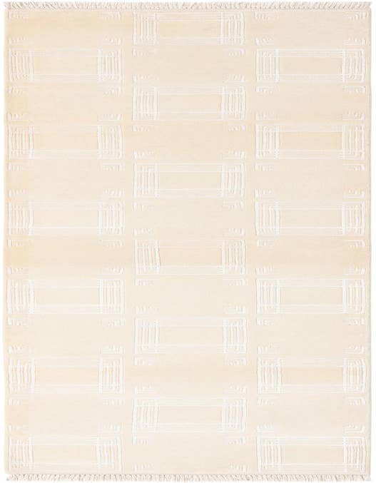 Detail image of 2' 8 x 9' 9 Hand Knotted Darya Wool Runner Rug