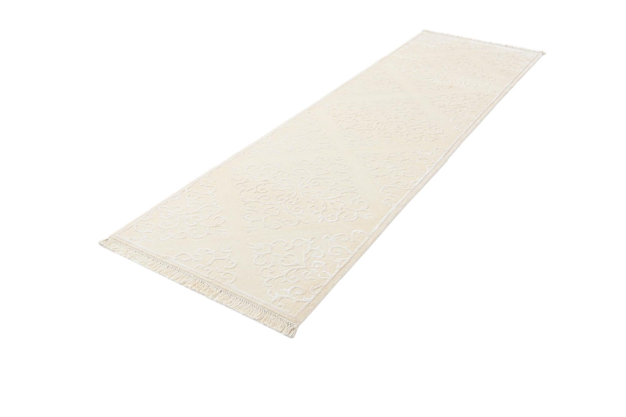 2' 10 x 9' 9 Hand Knotted Darya Wool Runner Rug