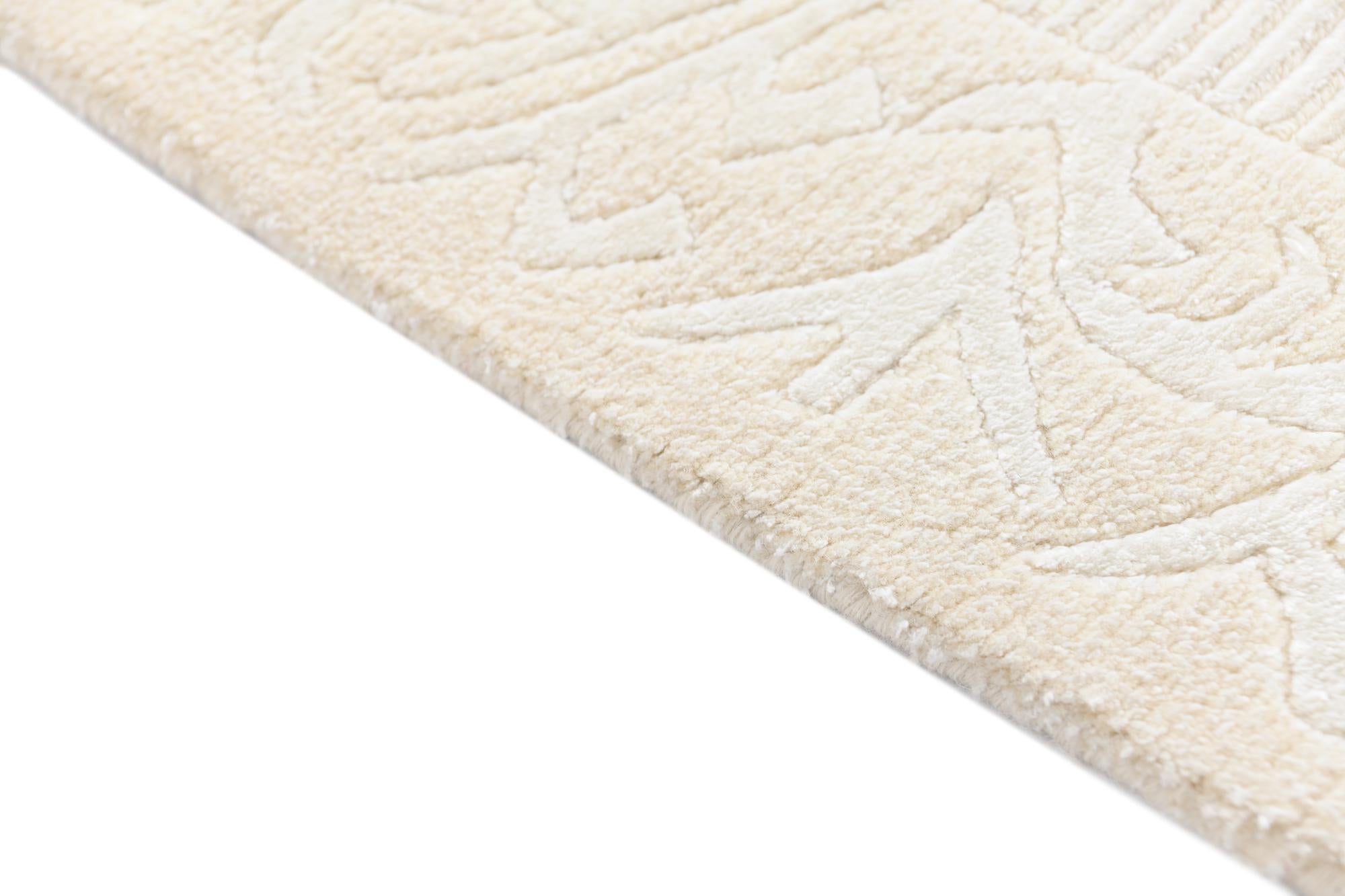 2' 7 x 9' 7 Hand Knotted Darya Wool Runner Rug