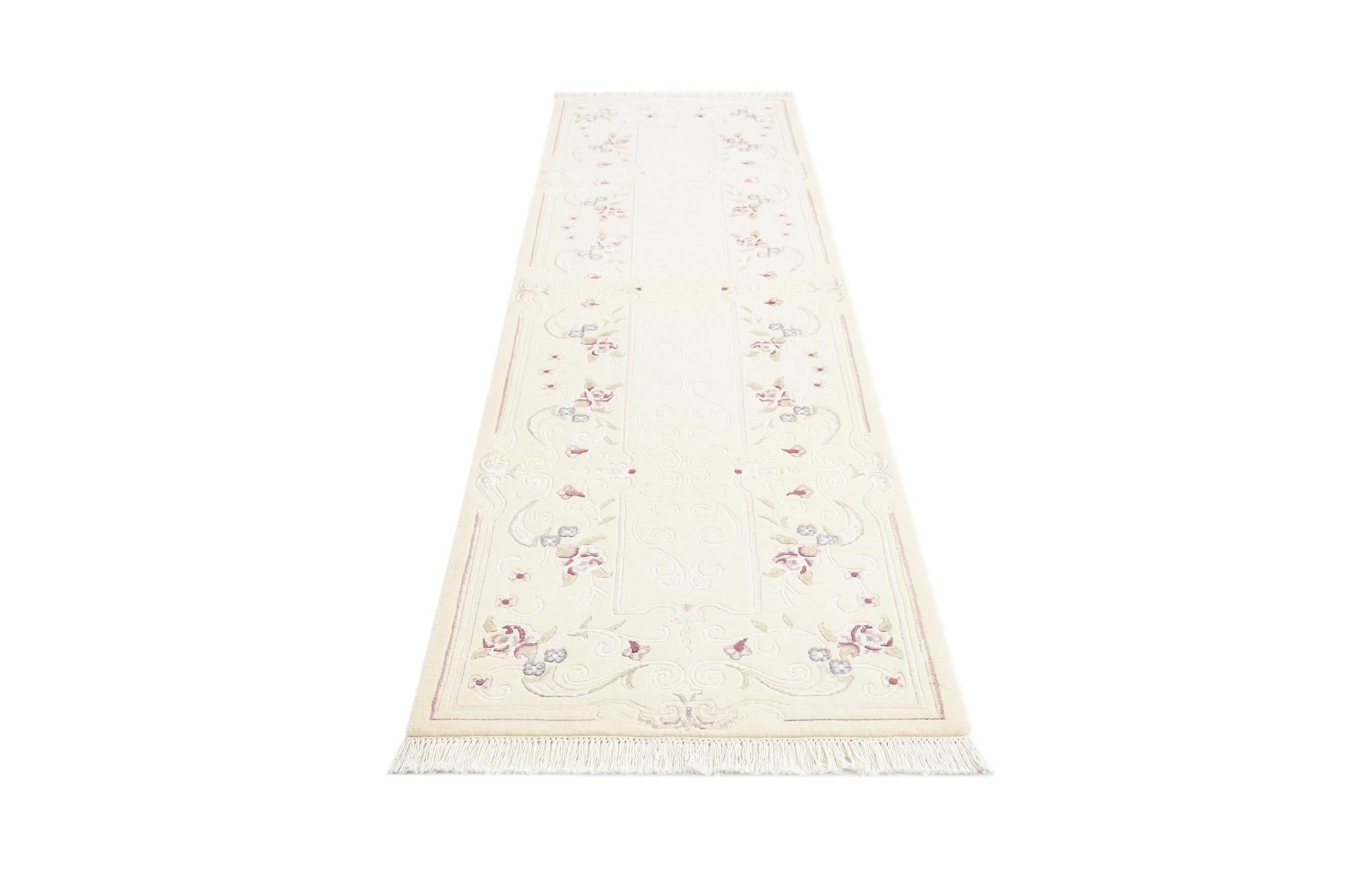 2' 8 x 9' 11 Hand Knotted Darya Wool Runner Rug