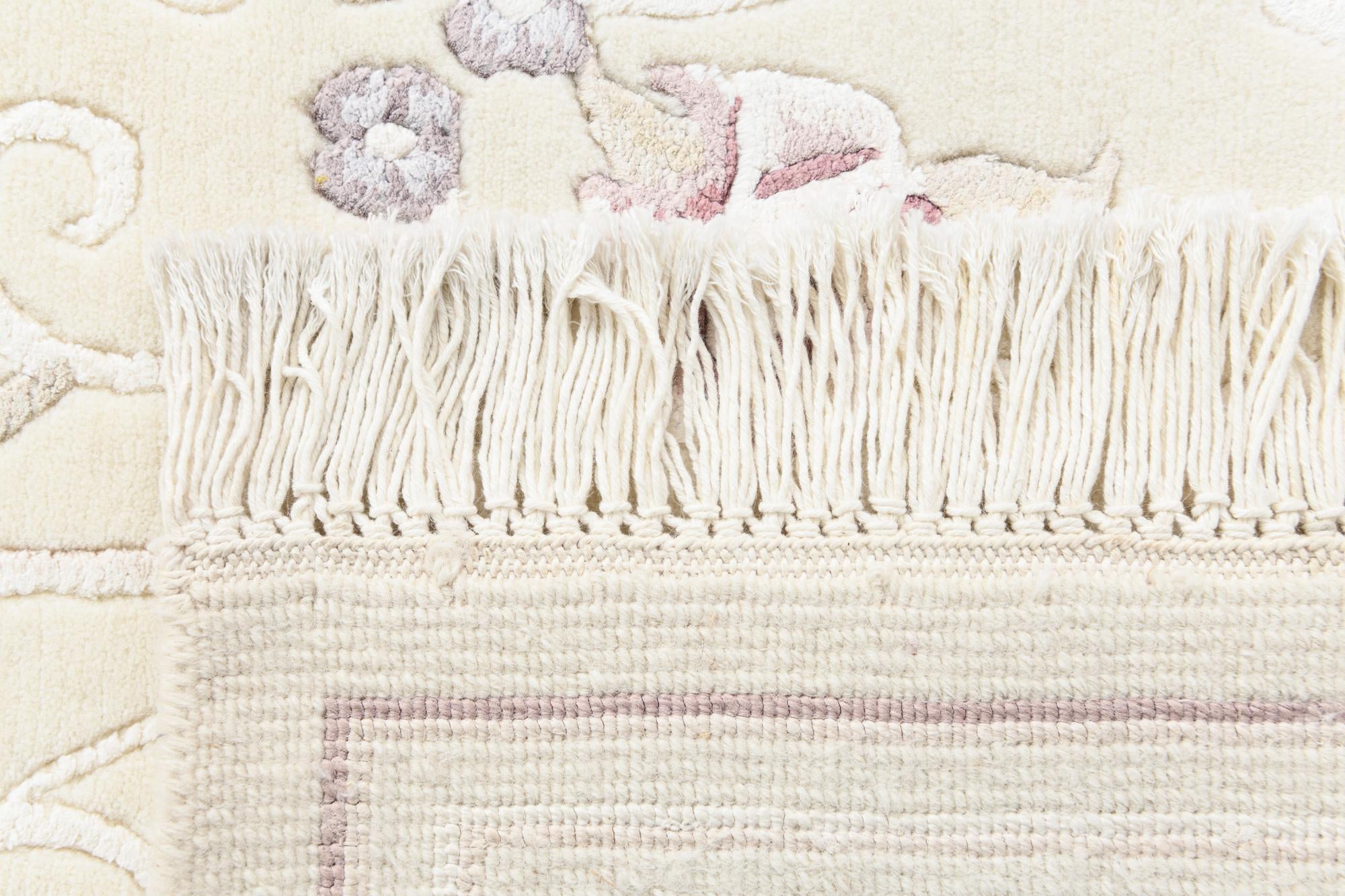 2' 8 x 9' 11 Hand Knotted Darya Wool Runner Rug