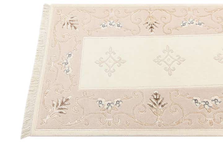 2' 10 x 9' 6 Hand Knotted Darya Wool Runner Rug