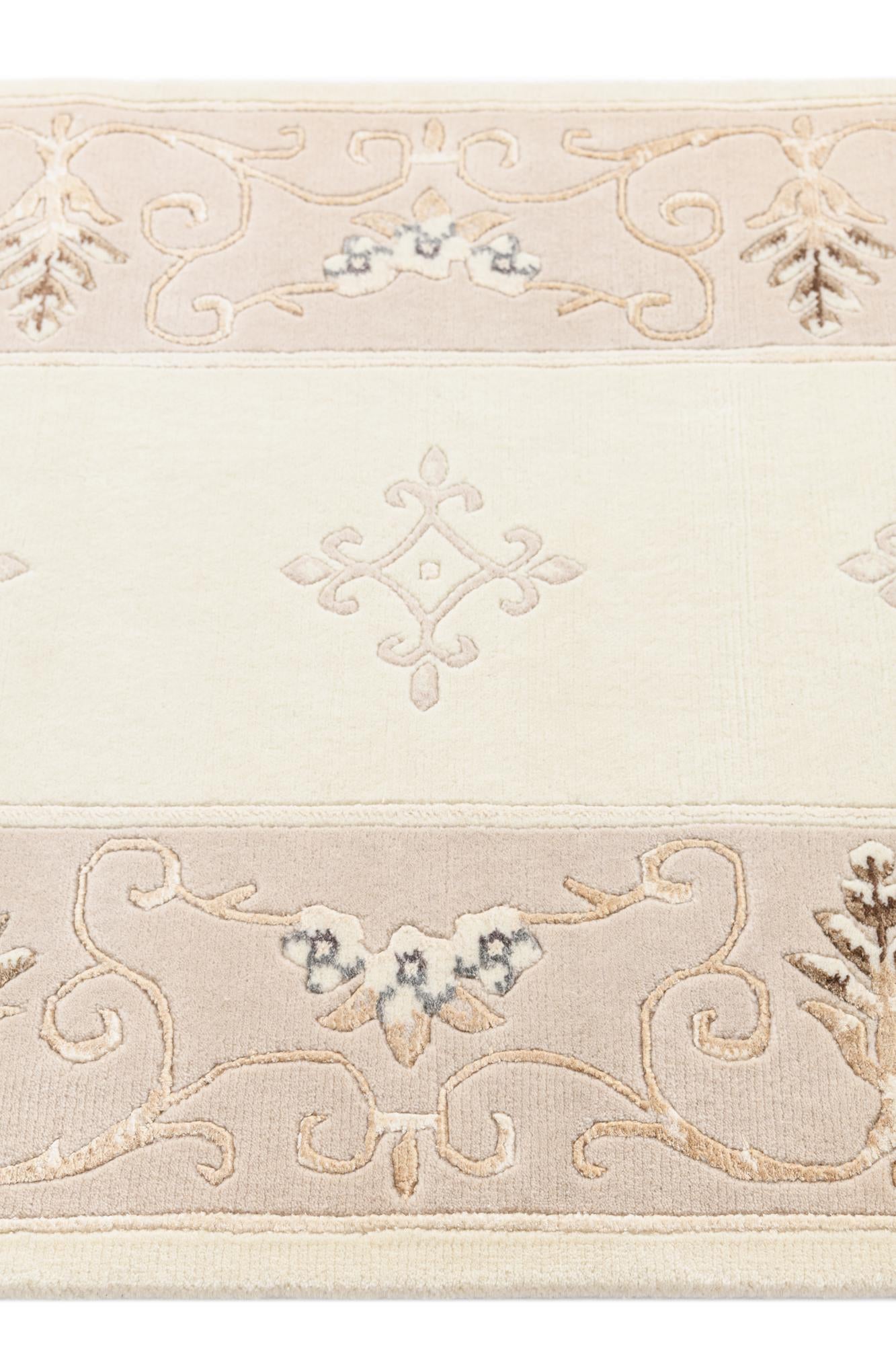 2' 10 x 9' 6 Hand Knotted Darya Wool Runner Rug