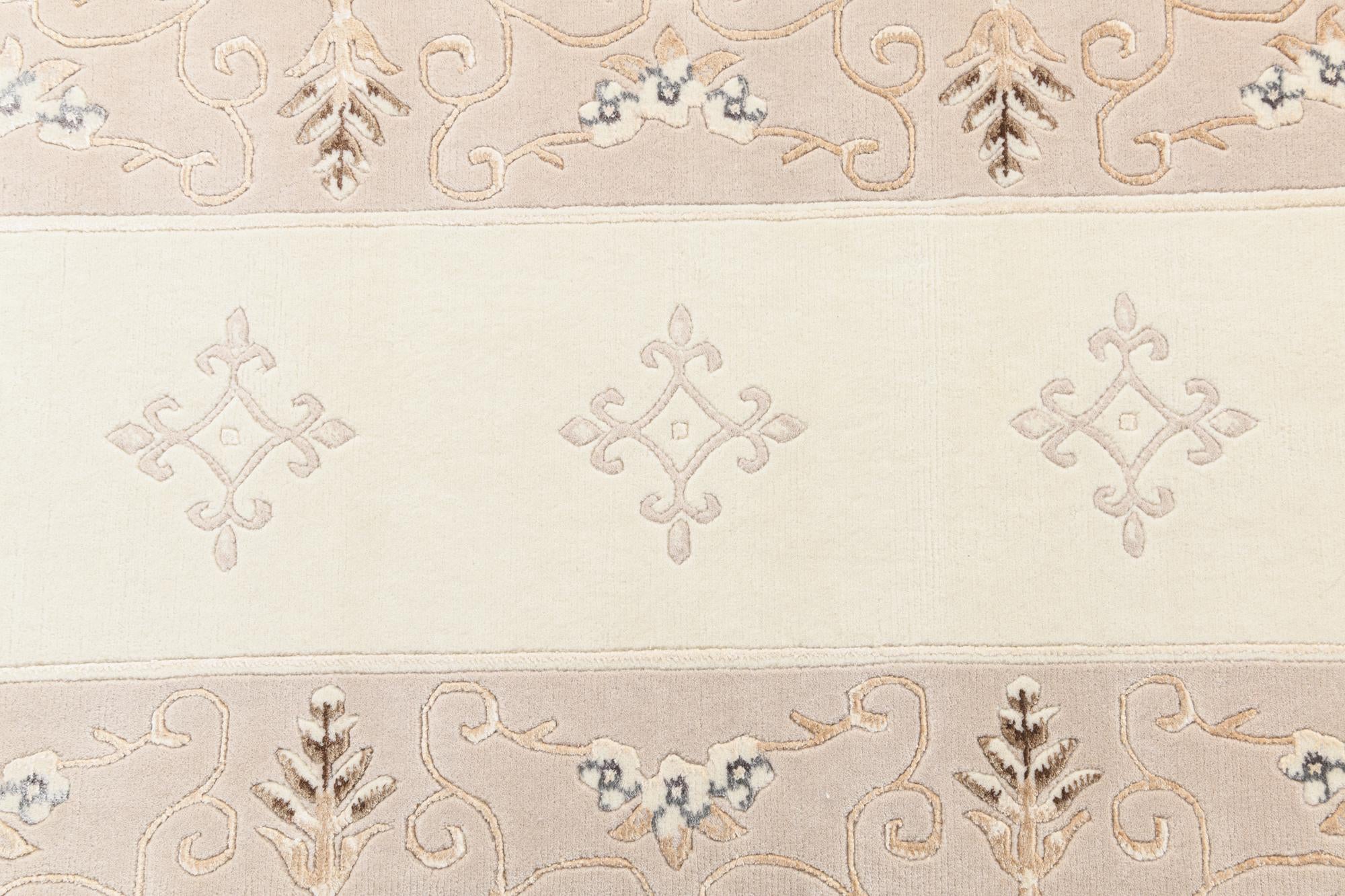 2' 10 x 9' 6 Hand Knotted Darya Wool Runner Rug