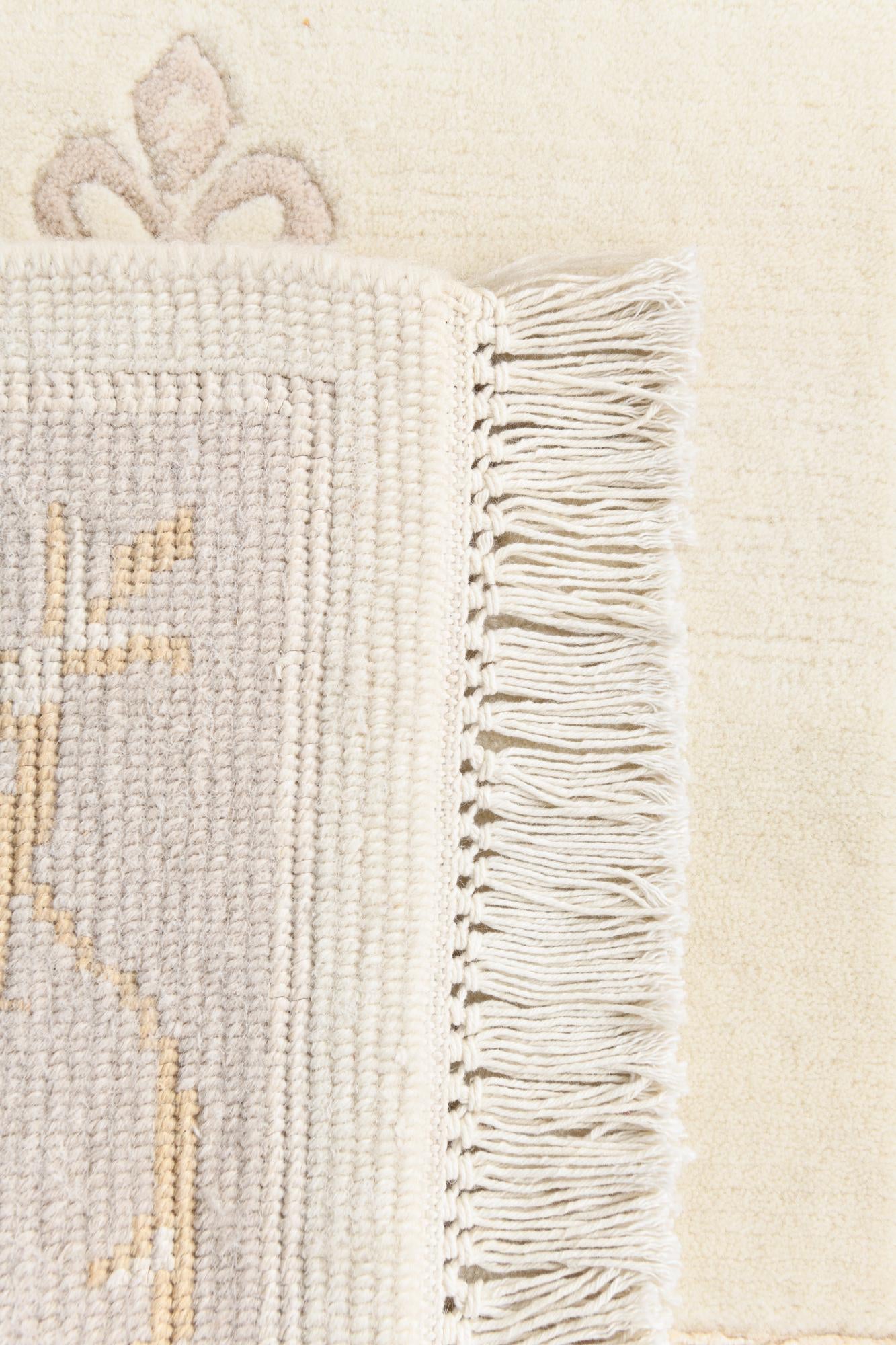 2' 10 x 9' 6 Hand Knotted Darya Wool Runner Rug