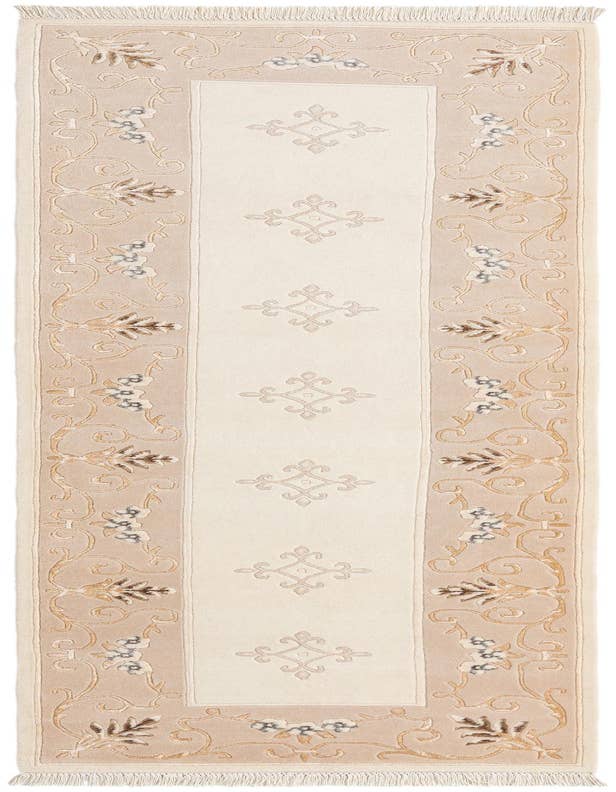 Detail image of 2' 10 x 9' 6 Hand Knotted Darya Wool Runner Rug