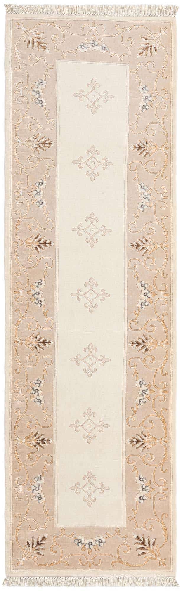 2' 10 x 9' 6 Hand Knotted Darya Wool Runner Rug