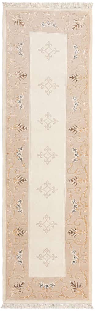 2' 10 x 9' 6 Hand Knotted Darya Wool Runner Rug