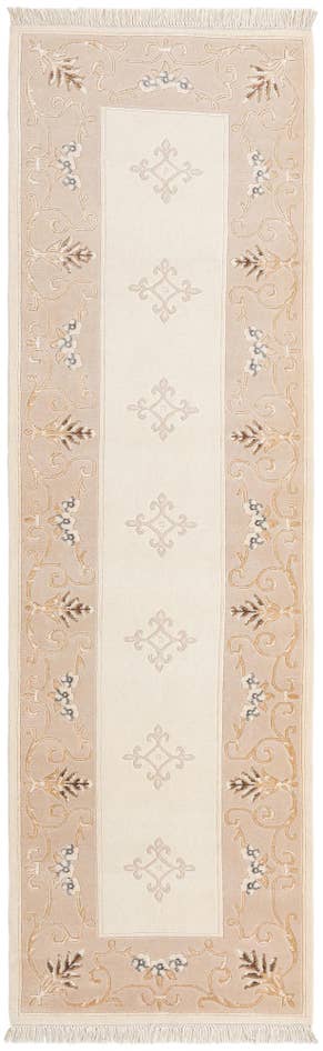 Detail image of 2' 10 x 9' 6 Hand Knotted Darya Wool Runner Rug