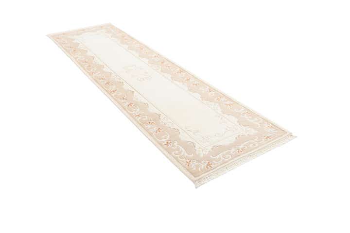 2' 9 x 9' 9 Hand Knotted Darya Wool Runner Rug