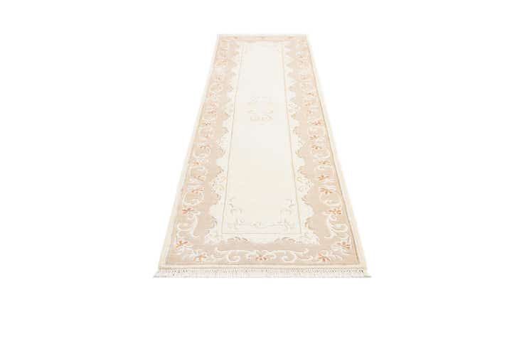 2' 9 x 9' 9 Hand Knotted Darya Wool Runner Rug