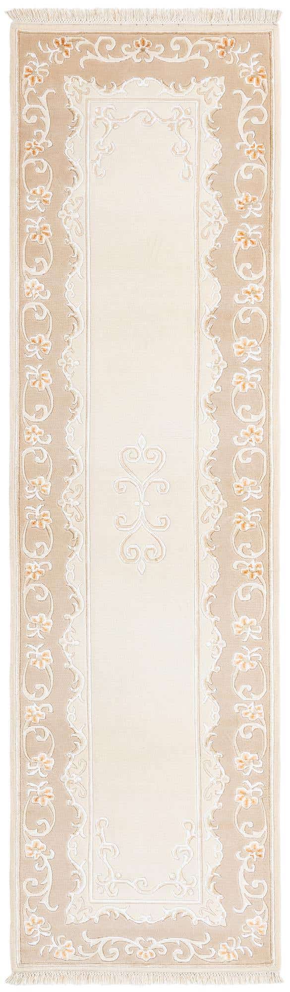 2' 9 x 9' 9 Hand Knotted Darya Wool Runner Rug