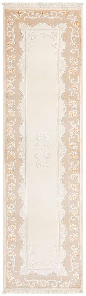 2' 9 x 9' 9 Hand Knotted Darya Wool Runner Rug