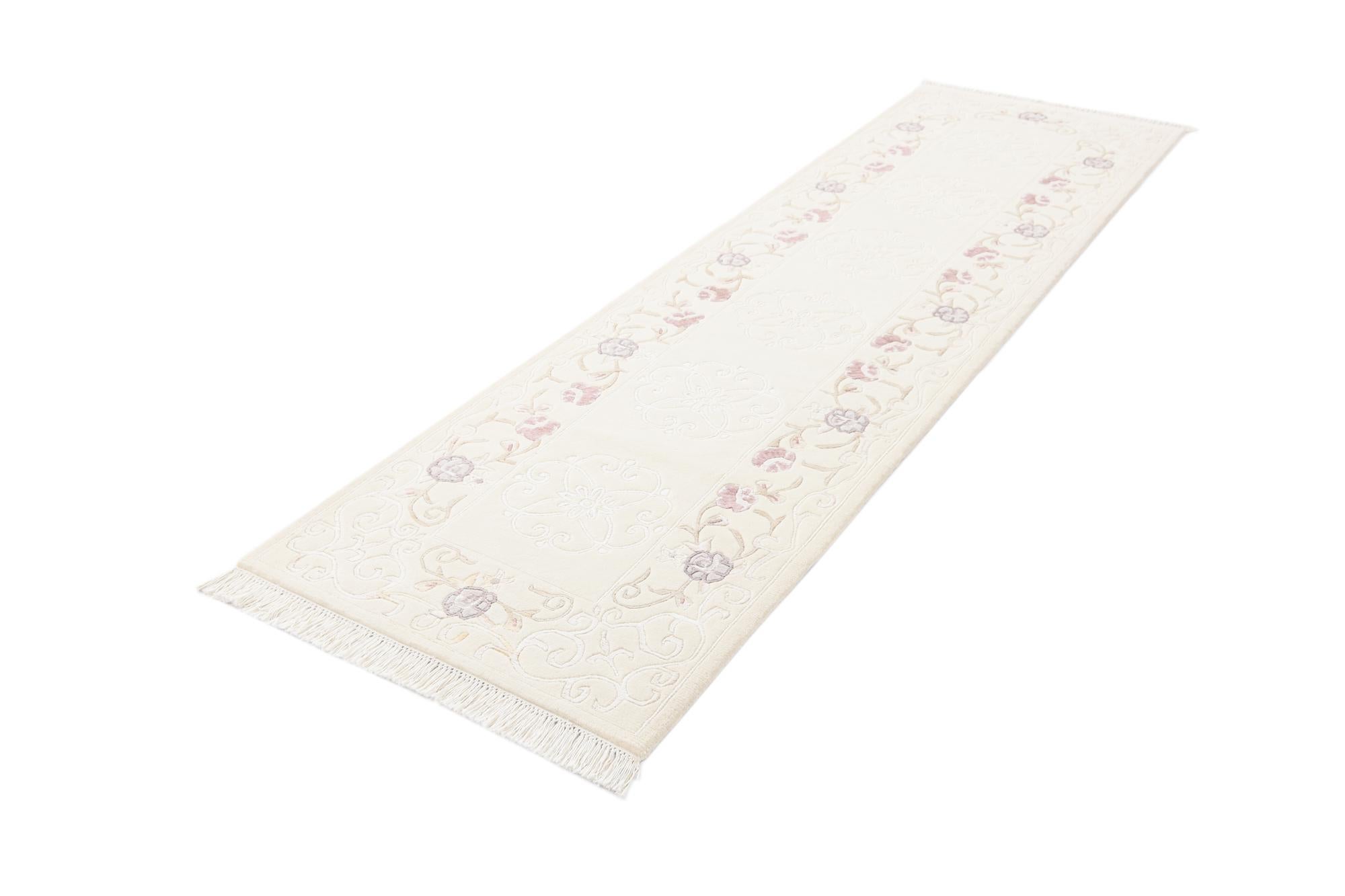 2' 10 x 9' 11 Hand Knotted Darya Wool Runner Rug