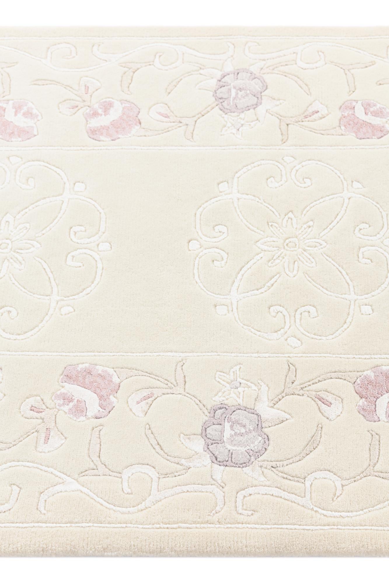 2' 10 x 9' 11 Hand Knotted Darya Wool Runner Rug