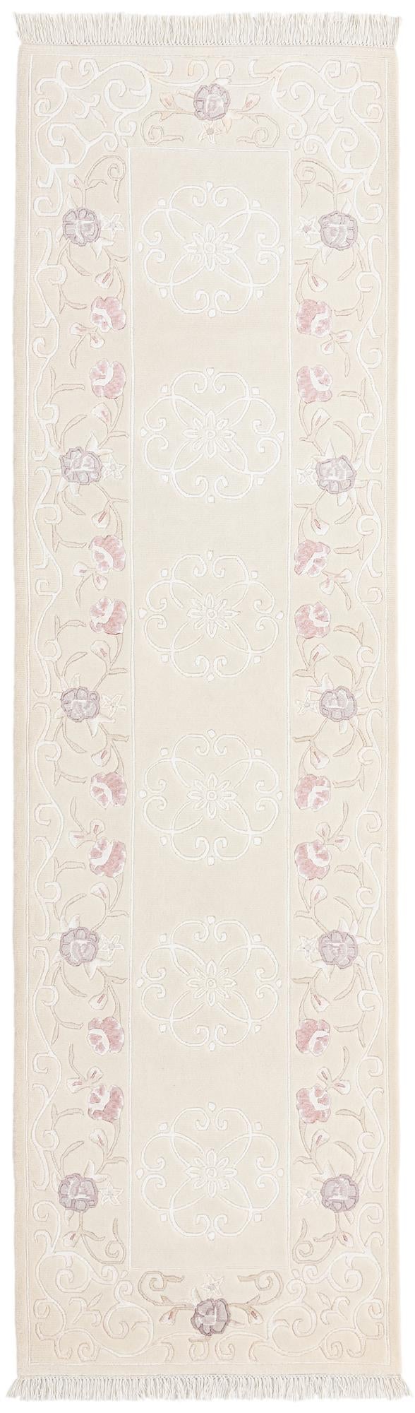 2' 10 x 9' 11 Hand Knotted Darya Wool Runner Rug