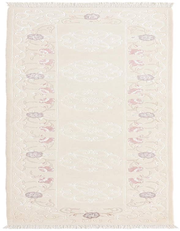 Detail image of 2' 10 x 9' 11 Hand Knotted Darya Wool Runner Rug