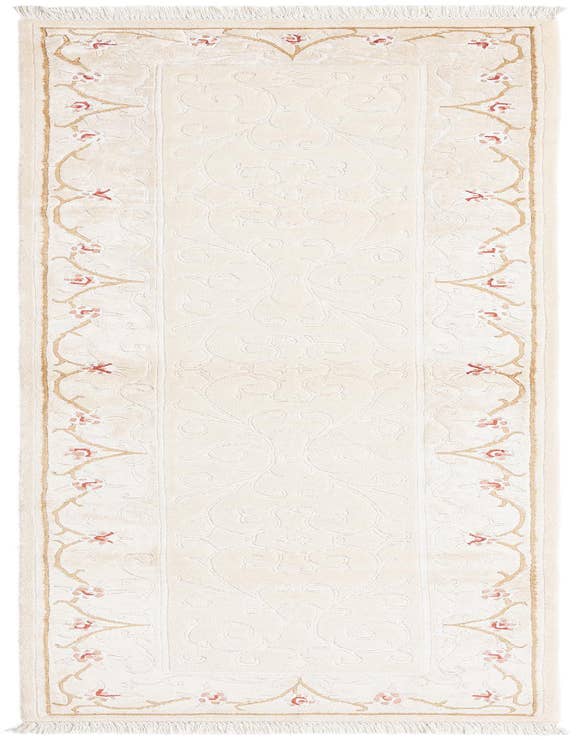 Detail image of 2' 8 x 9' 10 Hand Knotted Darya Wool Runner Rug