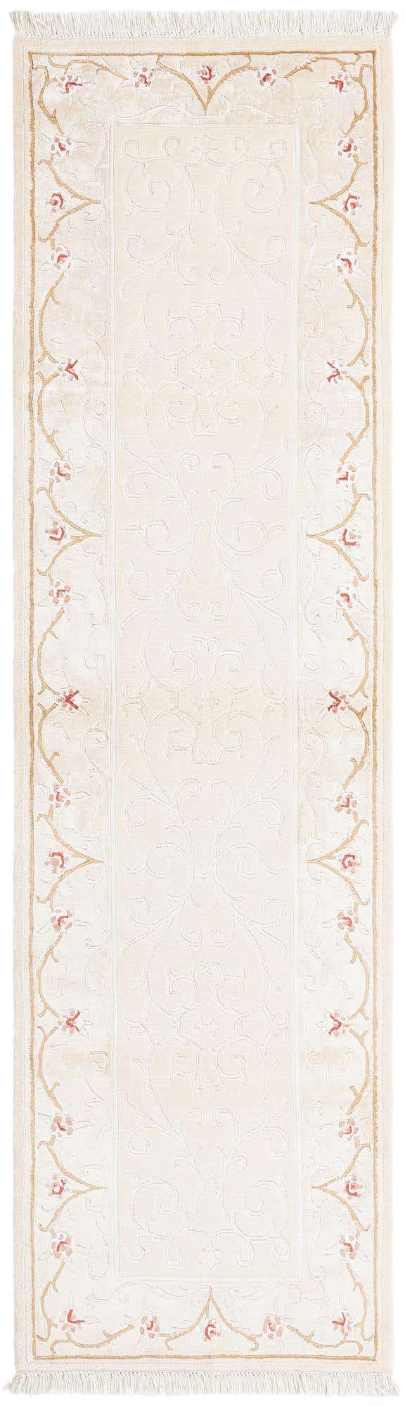 2' 8 x 9' 10 Hand Knotted Darya Wool Runner Rug